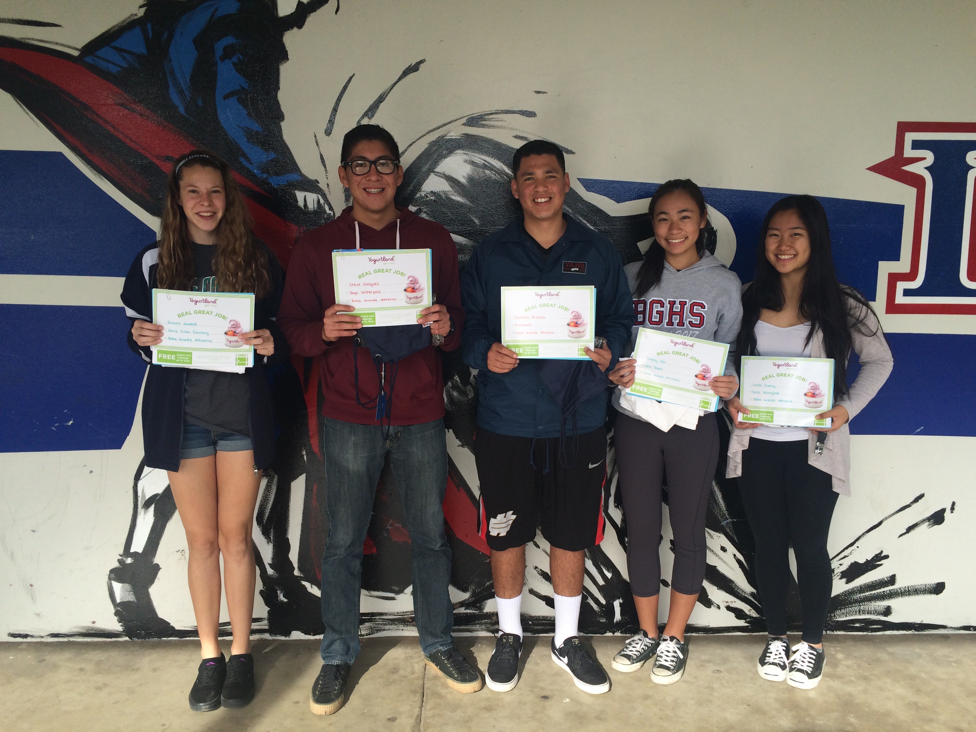 Nov 2015 Athletes of the Month